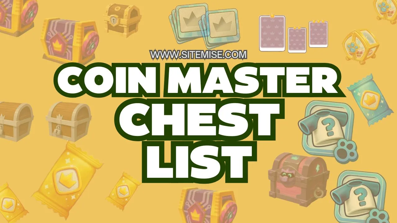 Coin Master Chest List 2025 coin master chest list